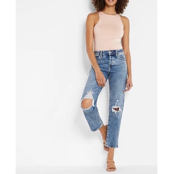 express // body contour silky high neck thong bodysuit nwt - Picture 2 of 9